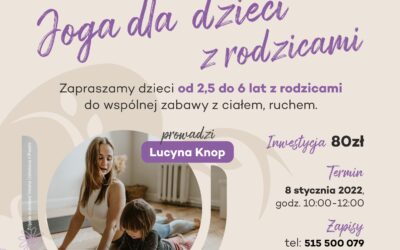 Joga dla dzieci z rodzicami w Uzdrowisku Cykl Warsztatów