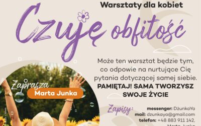 Czuję obfitość – warsztaty dla kobiet 26 marca