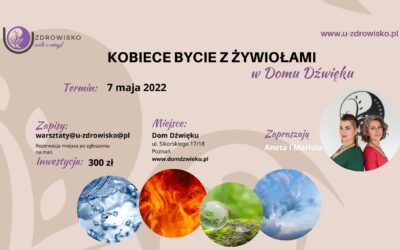 POZNAŃ – KOBIECE BYCIE Z ŻYWIOŁAMI W DOMU DŹWIĘKU 7 MAJA