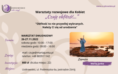 26-listopada- „Czuję obfitość…”. Warsztaty rozwojowe dla Kobiet.