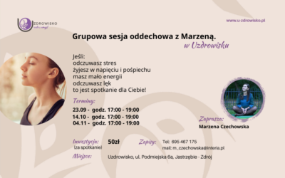 14 października- Grupowa sesja oddechowa z Marzeną.